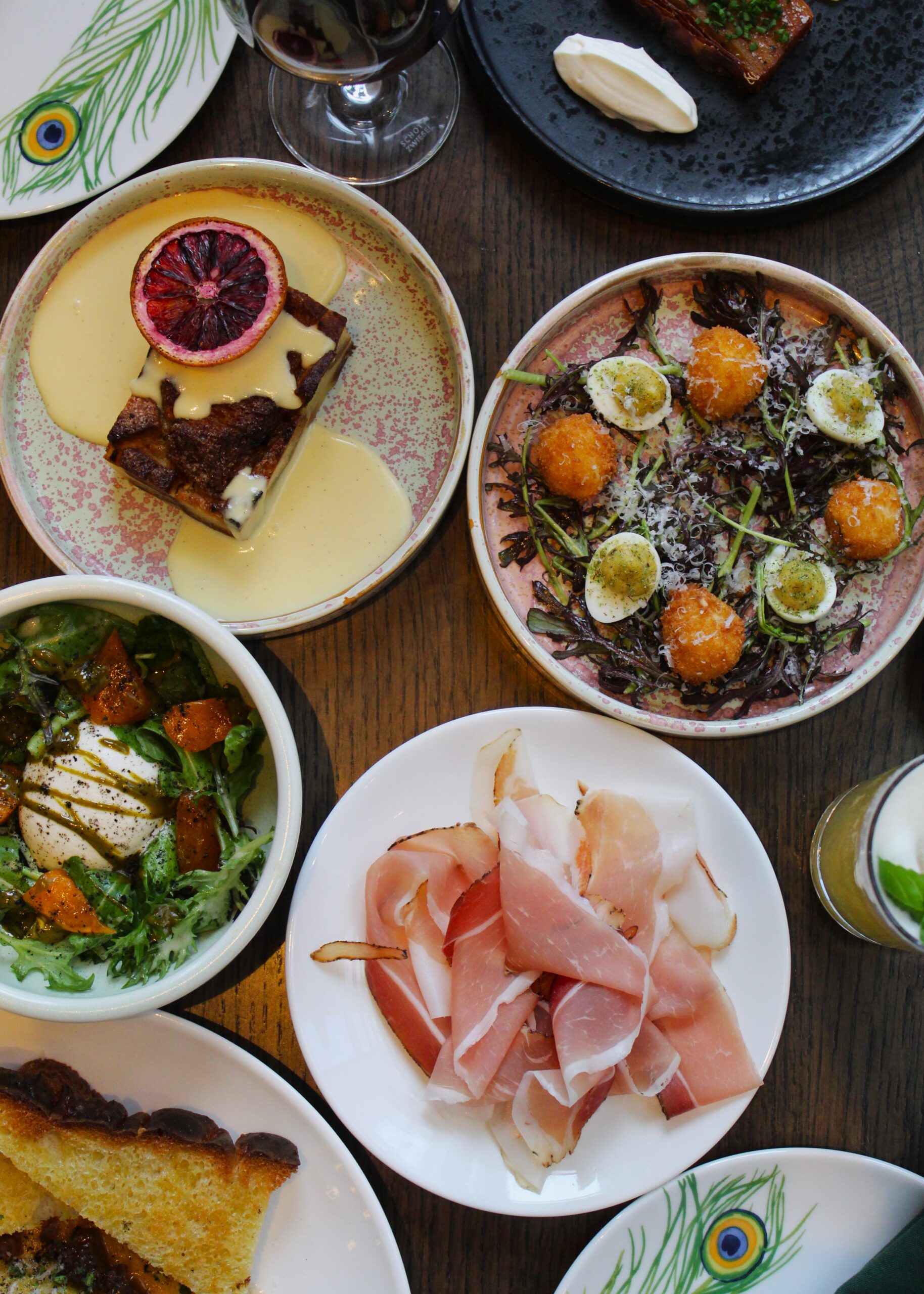 a spread of delicious dishes on table